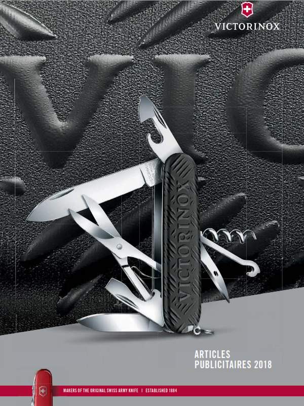 Catálogo promociones Victorinox 2018
